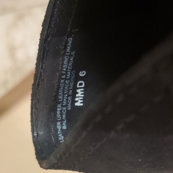 Born Tinetto black distressed wedge bootie - Picture 6 of 7